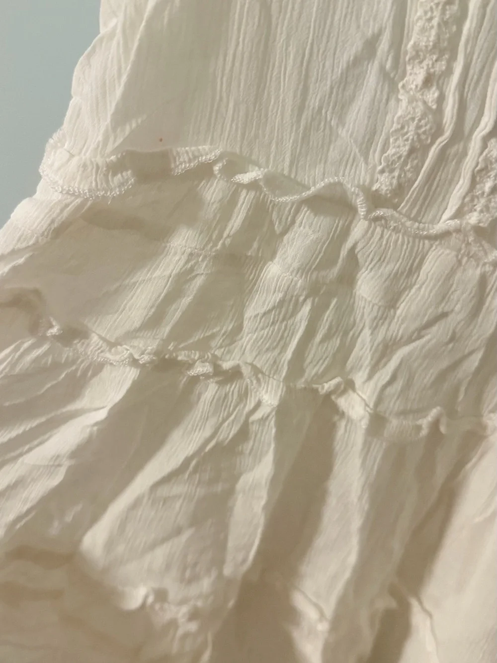 Beautiful Free People One ruffle top NWOT